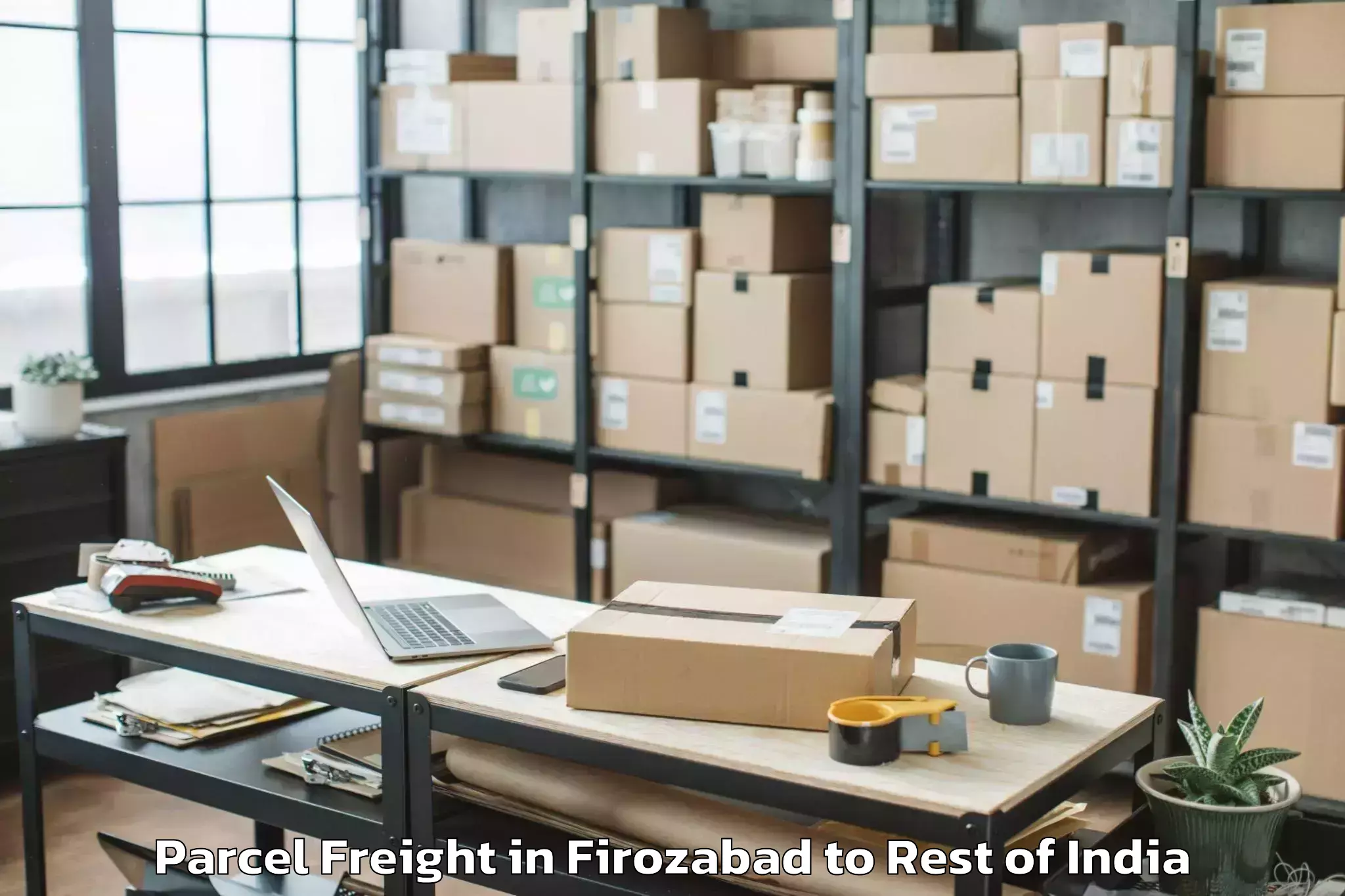 Book Firozabad to Mirzapur Pole Parcel Freight